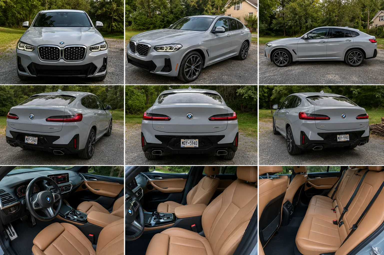 Actual 2023 BMW X4 exterior and interior gallery